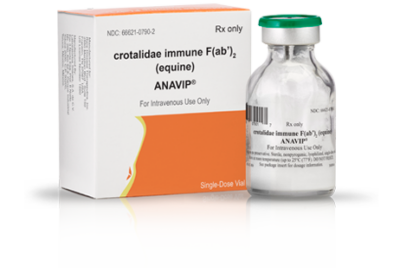 ANAVIP® [crotalidae immune F(ab′)2 (equine)] carton and vial